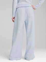 Puma Blue Womens HER Comfort High-Waist Straight Pants - Image 2 of 5