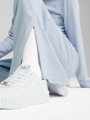 Puma Blue Womens HER Comfort High-Waist Straight Pants - Image 3 of 5