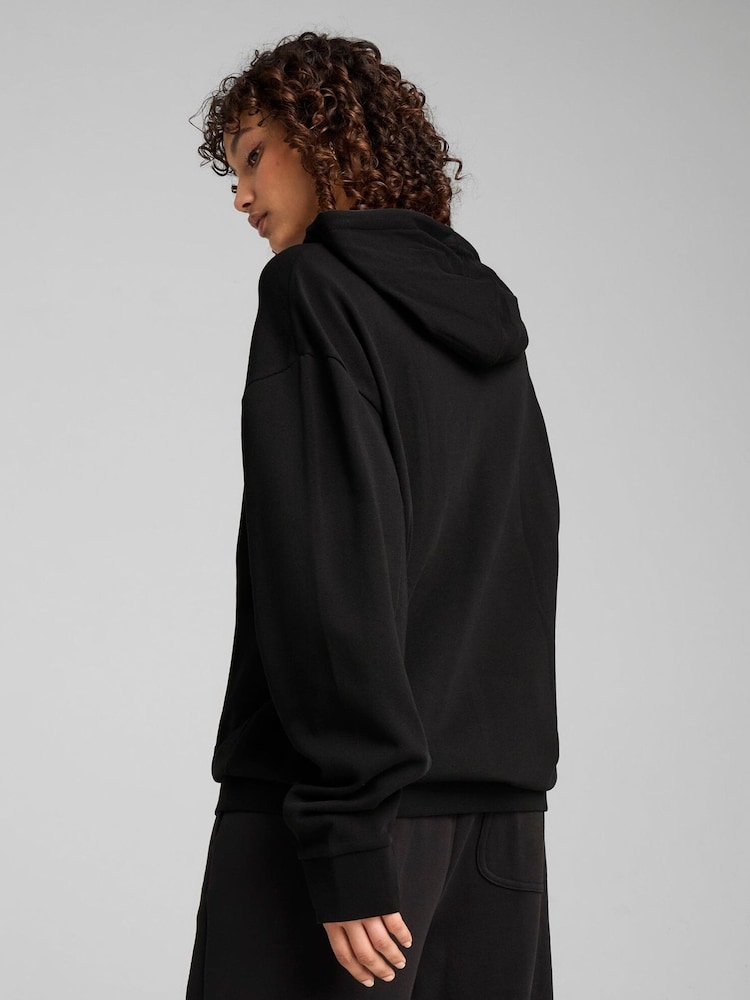 Puma Black Womens Her Relaxed Hoodie - Image 2 of 5
