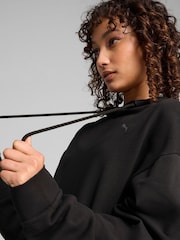 Puma Black Womens Her Relaxed Hoodie - Image 3 of 5