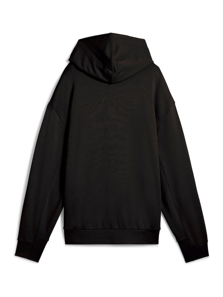 Puma Black Womens Her Relaxed Hoodie - Image 5 of 5 Puma Black Womens Her Relaxed Hoodie - Image 5 of 5