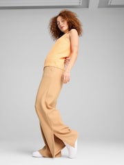 Puma Brown Womens HER Comfort High-Waist Straight Pants - Image 1 of 5