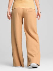 Puma Brown Womens HER Comfort High-Waist Straight Pants - Image 2 of 5