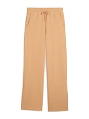 Puma Brown Womens HER Comfort High-Waist Straight Pants - Image 4 of 5