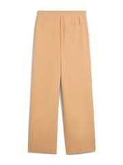 Puma Brown Womens HER Comfort High-Waist Straight Pants - Image 5 of 5