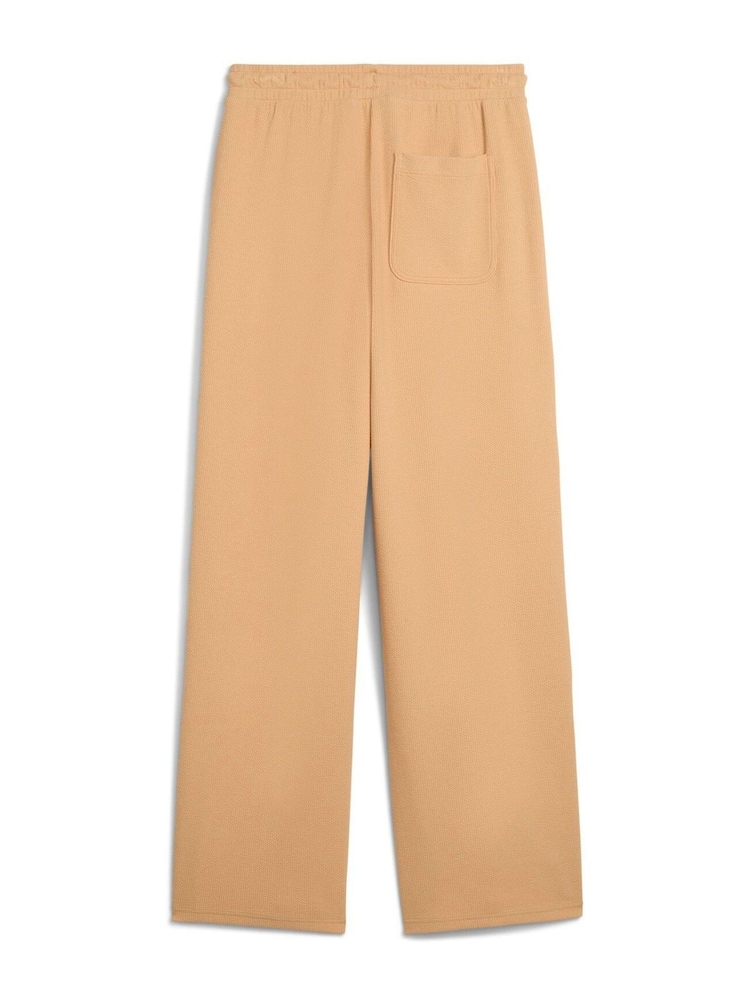 Puma Brown Womens HER Comfort High-Waist Straight Pants - Image 5 of 5