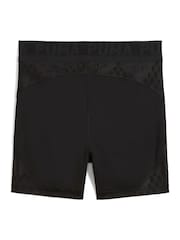 Puma Black Womens LACE High-Waisted 5" Tights Shorts - Image 5 of 5