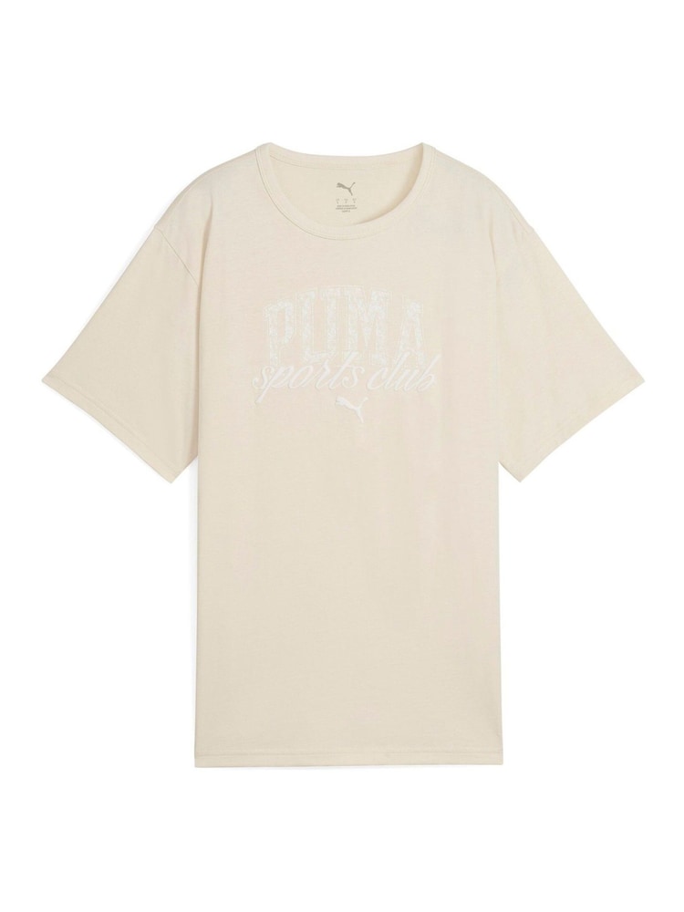 Puma White Womens CLASS Relaxed T-Shirt - Image 2 of 3