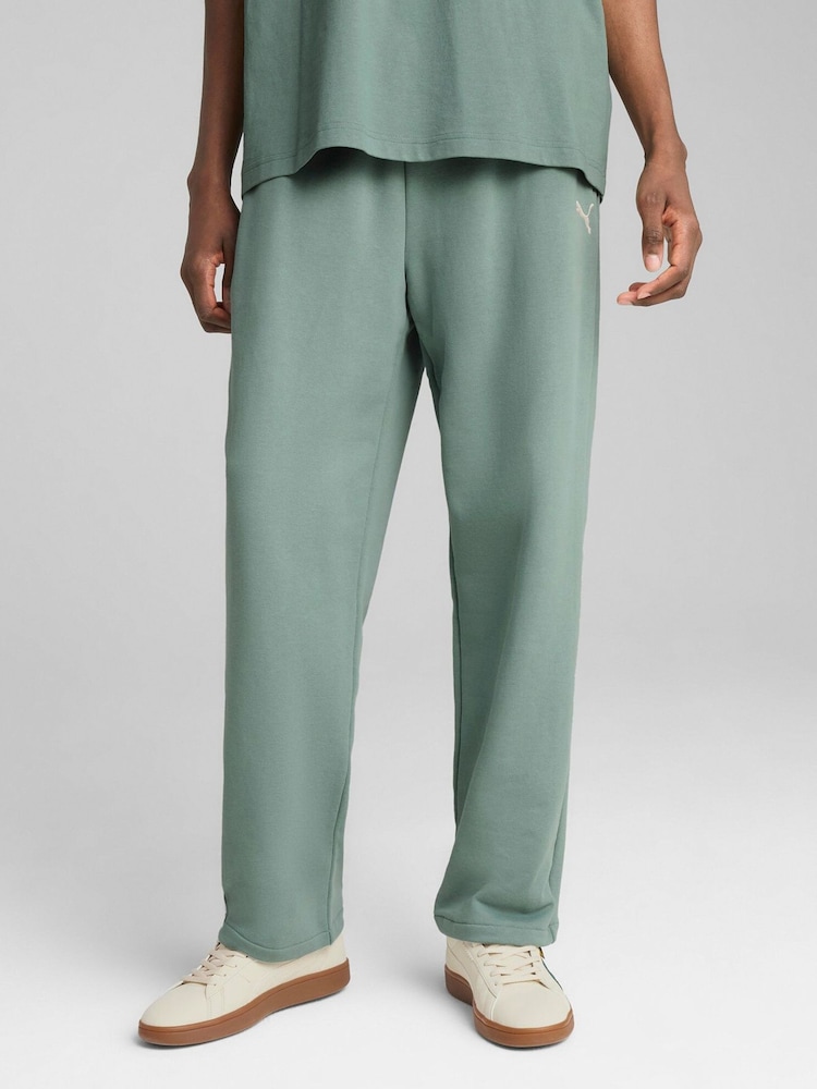 Puma Green Mens Wardrobe Ess Relaxed Joggers - Image 1 of 5