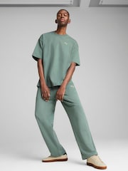Puma Green Mens Wardrobe Ess Relaxed Joggers - Image 3 of 5