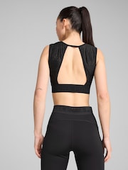 Puma Black Womens Move Lace Bra Sports Top - Image 4 of 7