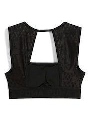Puma Black Womens Move Lace Bra Sports Top - Image 6 of 7