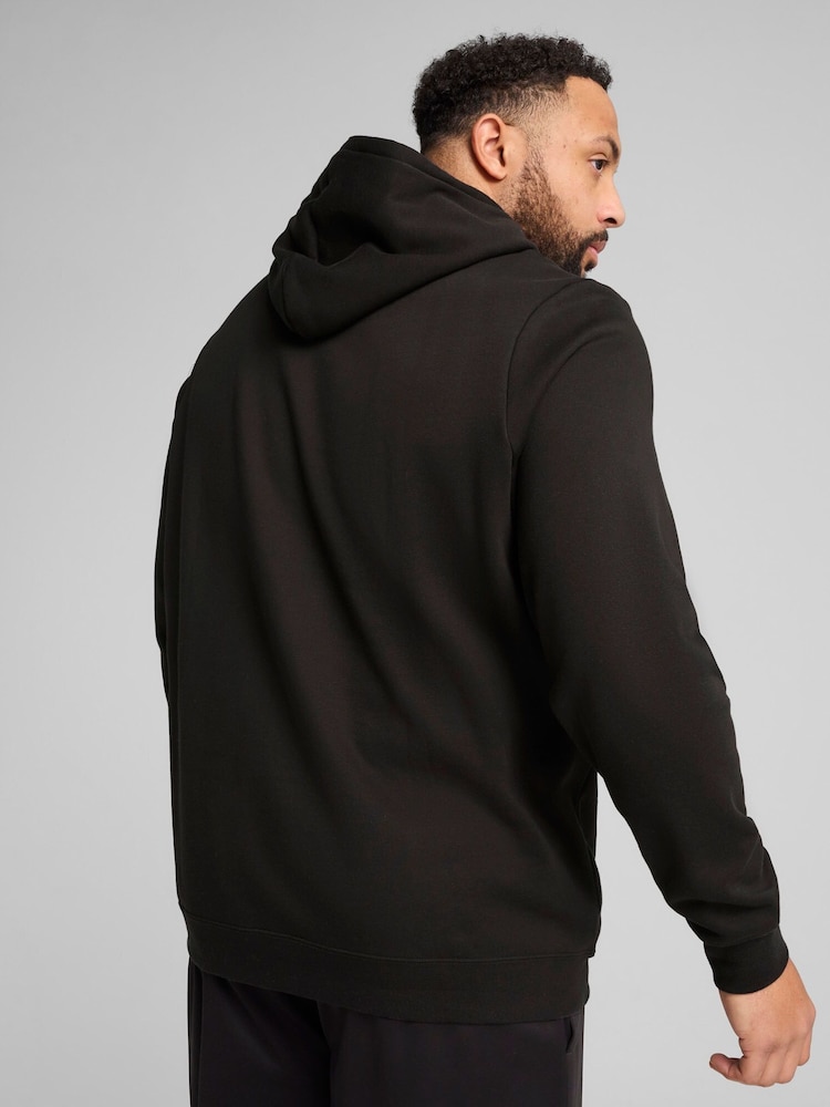 Zwart - Puma Mens Essentials No 1 Logo Hoodie - Image 3 of 7