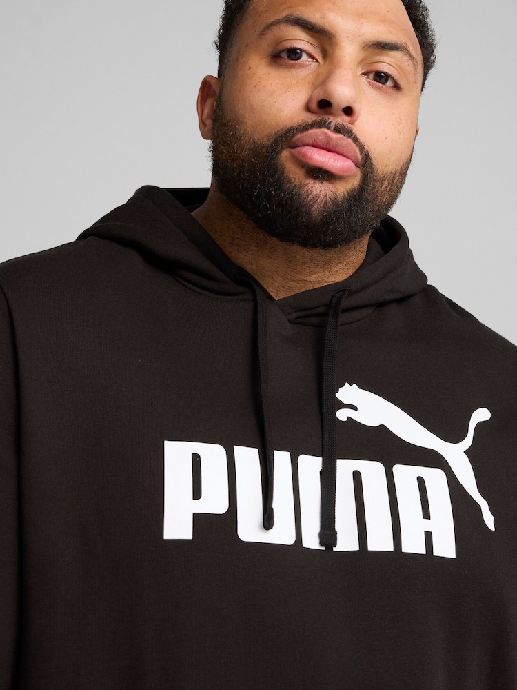 Zwart - Puma Mens Essentials No 1 Logo Hoodie - Image 4 of 7