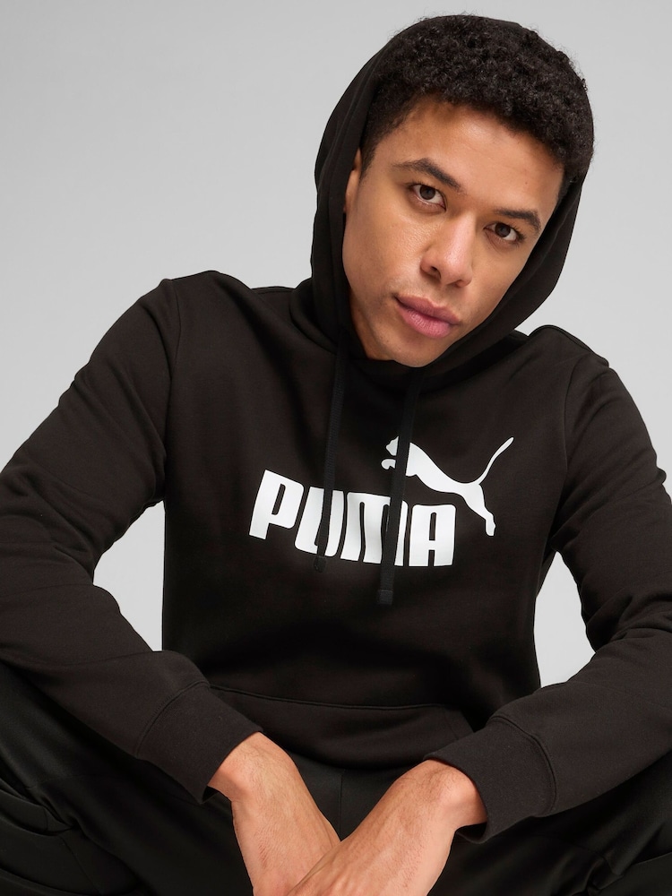 Zwart - Puma Mens Essentials No 1 Logo Hoodie - Image 5 of 7