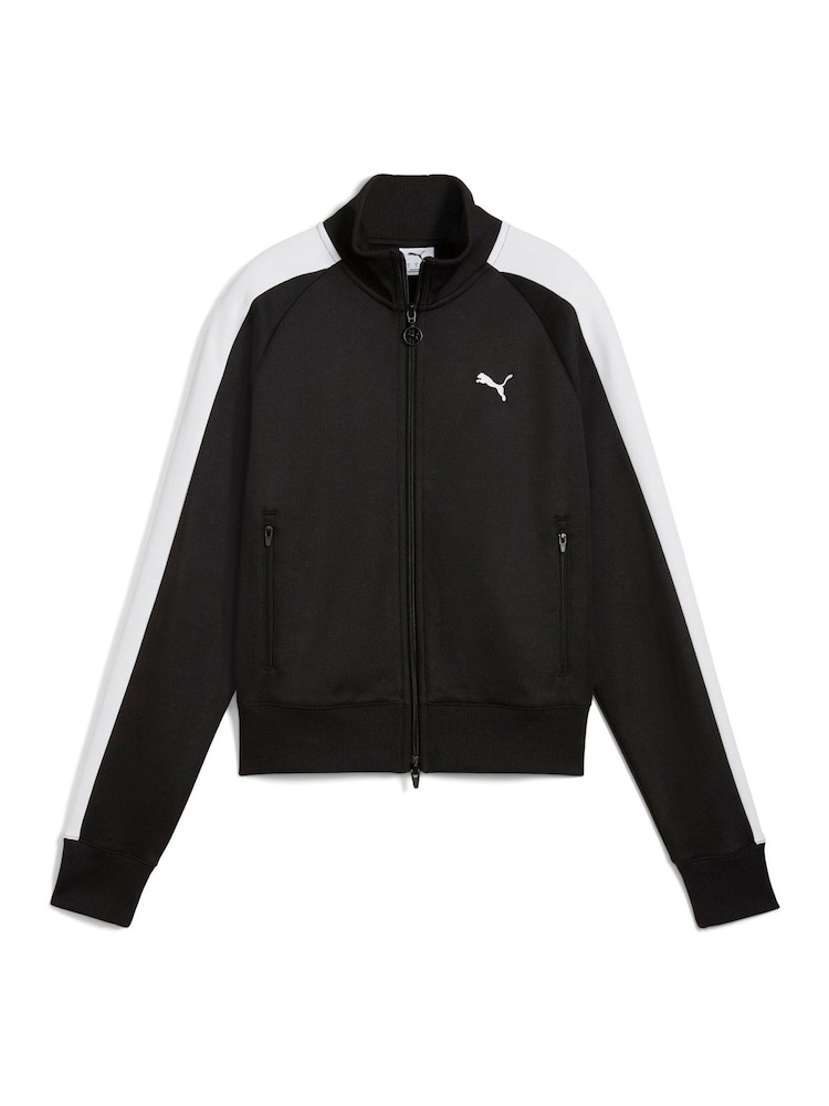 Puma Black Womens T7 ALWAYS ON Short Track Jacket - Image 4 of 5