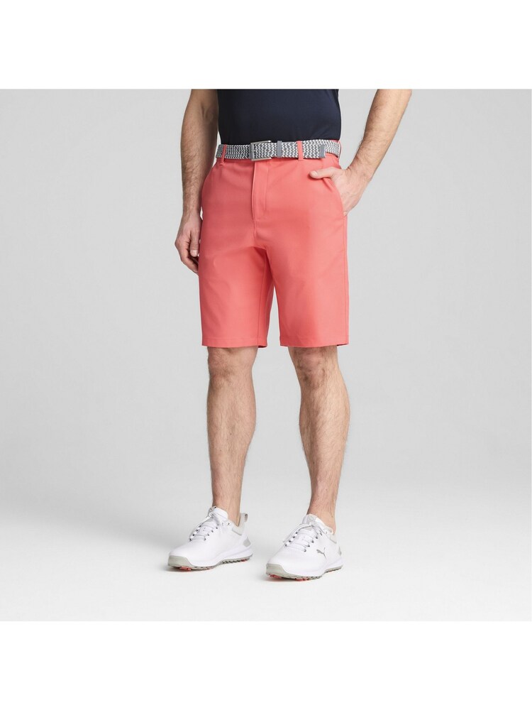 Puma Red Mens Dealer 10" Golf Shorts - Image 8 of 8