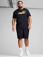 Puma Blue Mens ESS No. 1 Logo T-Shirt - Image 1 of 5