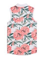 Puma White Womens Mattr Beautiful Game Sleeveless Polo Shirt - Image 2 of 2