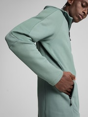 Puma Green Mens Evostripe Full Zip Hoodie - Image 4 of 7
