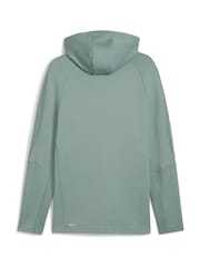 Puma Green Mens Evostripe Full Zip Hoodie - Image 7 of 7