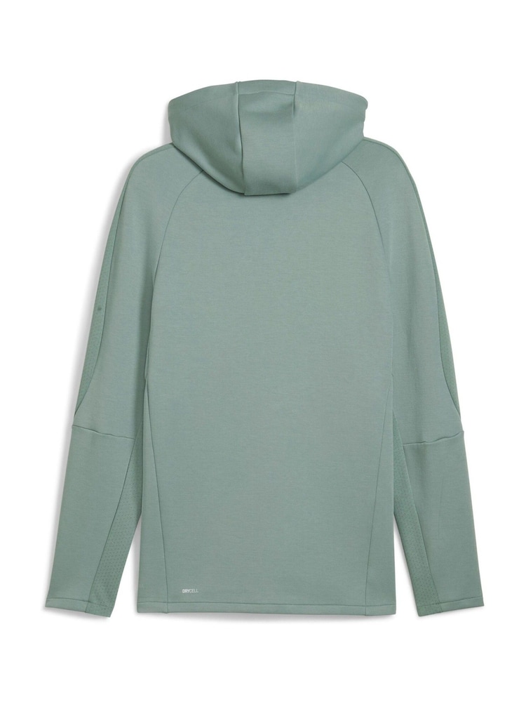 Puma Green Mens Evostripe Full Zip Hoodie - Image 7 of 7 Puma Green Mens Evostripe Full Zip Hoodie - Image 7 of 7