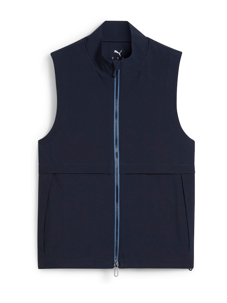 Puma Blue Womens CLOUDSPUN Ripguard Vest Windbreaker - Image 1 of 2