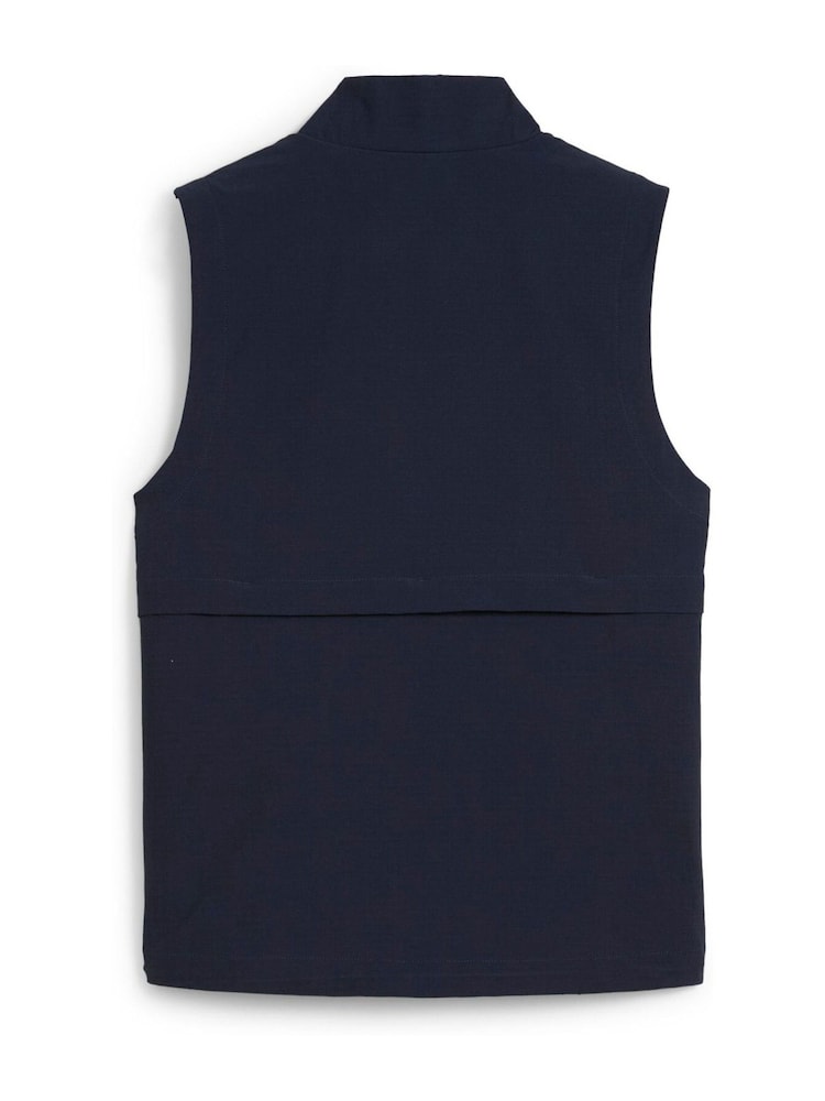 Puma Blue Womens CLOUDSPUN Ripguard Vest Windbreaker - Image 4 of 4 Puma Blue Womens CLOUDSPUN Ripguard Vest Windbreaker - Image 4 of 4