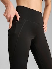 Puma Black Womens TAD ESSENTIALS 7/8 Tights Sports Leggings - Image 3 of 5