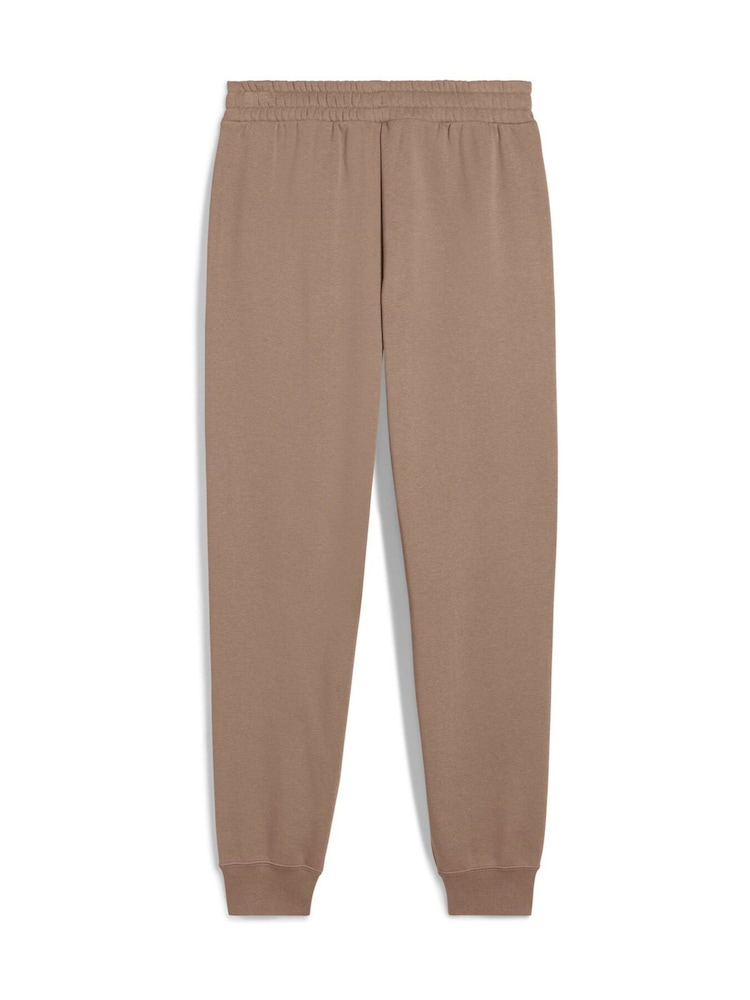 Puma Brown Mens Essentials No. 1 Logo Sweat Joggers - Image 5 of 5