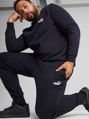 Черный - Puma ESS No 1 Logo Joggers Fleece Cuffed Leg - Изображение 4 из 7