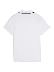 Puma White Womens Cloudspun Bridges Short Sleeve Golf Polo Shirt - Image 2 of 2