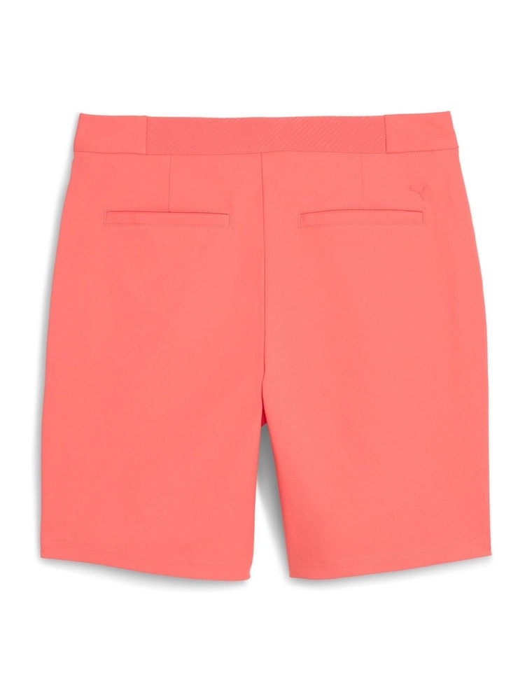 Puma Red Womens W Costa 8.5" Golf Shorts - Image 2 of 2