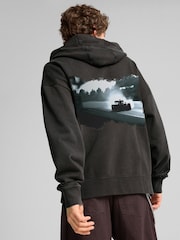 Puma Mens F1 Graphic Print Full Zip Hoodie - Imagem 3 de 7