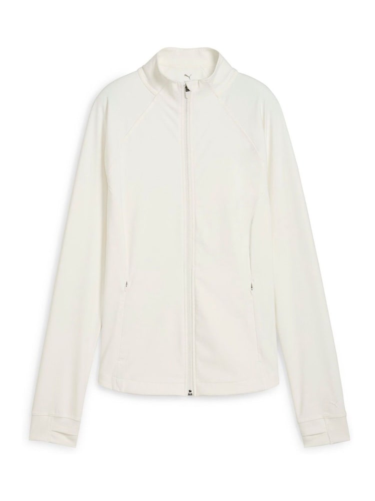 Puma White Womens CLOUDSPUN Tech Zip-Up Power Jacket - Image 1 of 2