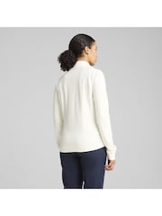 Puma White Womens CLOUDSPUN Tech Zip-Up Power Jacket - Image 3 of 4