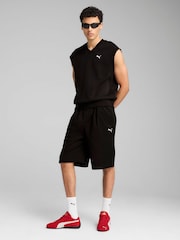 Puma Black Mens Wardrobe Ess Relaxed 100% Cotton Vest Top - Image 1 of 5