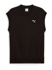 Puma Black Mens Wardrobe Ess Relaxed 100% Cotton Vest Top - Image 4 of 5