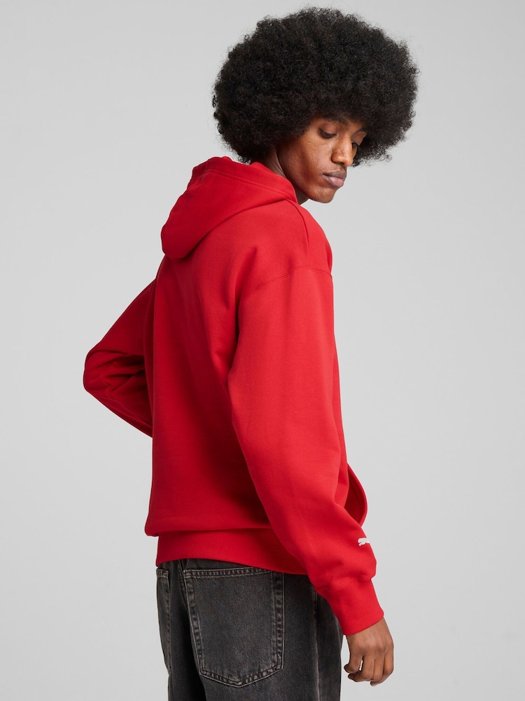 Rojo - Sudadera con capucha, logo grande y diseño de Scuderia Ferrari para hombre de Puma - Imagen 2 de 7 Rojo - Sudadera con capucha, logo grande y diseño de Scuderia Ferrari para hombre de Puma - Imagen 2 de 7