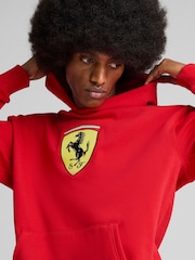 Puma Red Mens Scuderia Ferrari Race Big Shield Hoodie - Image 5 of 7
