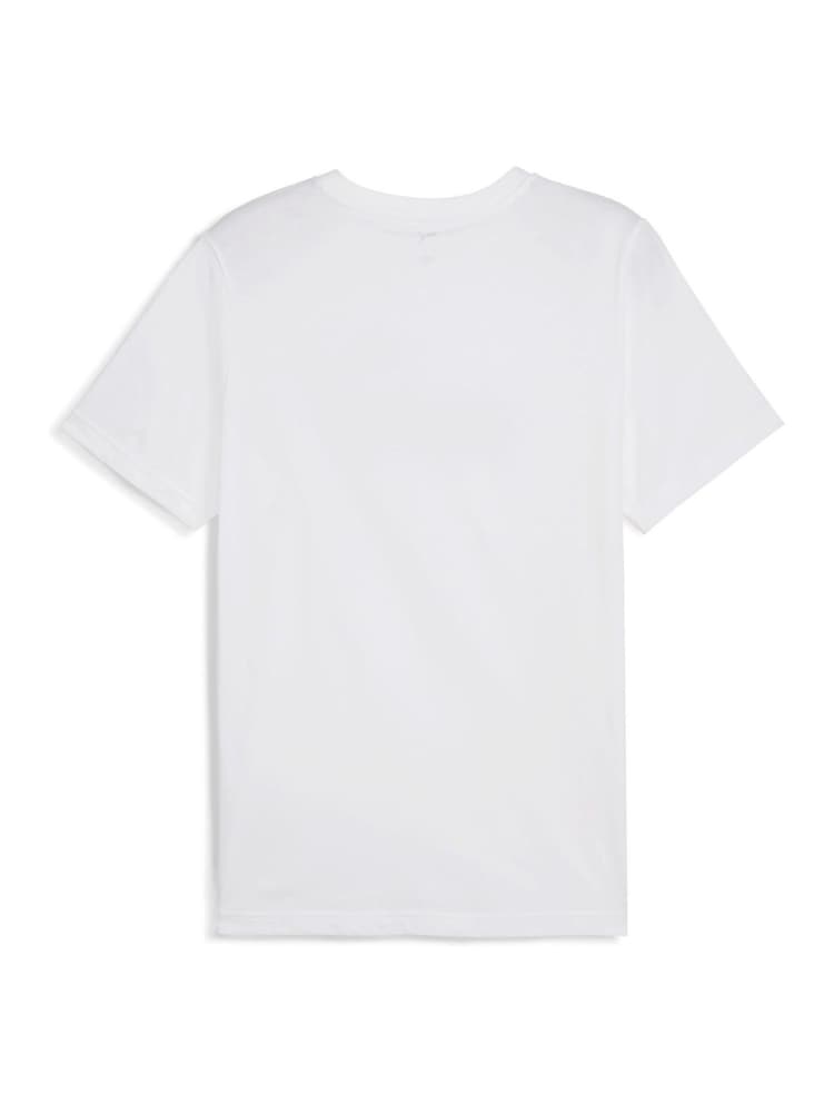 Puma White Mens Essentials No. 1 Logo T-Shirt - Image 3 of 3