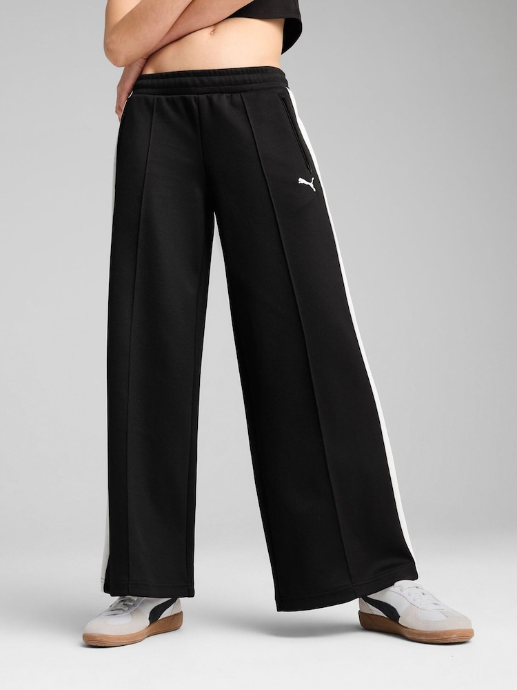 Puma Black Womens T7 Low Rise Track Pants - Image 1 of 5
