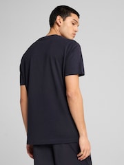 Puma Blue Mens Essentials No. 1 Logo T-Shirt - Image 2 of 5