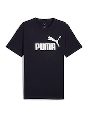 Puma Blue Mens Essentials No. 1 Logo T-Shirt - Image 4 of 5