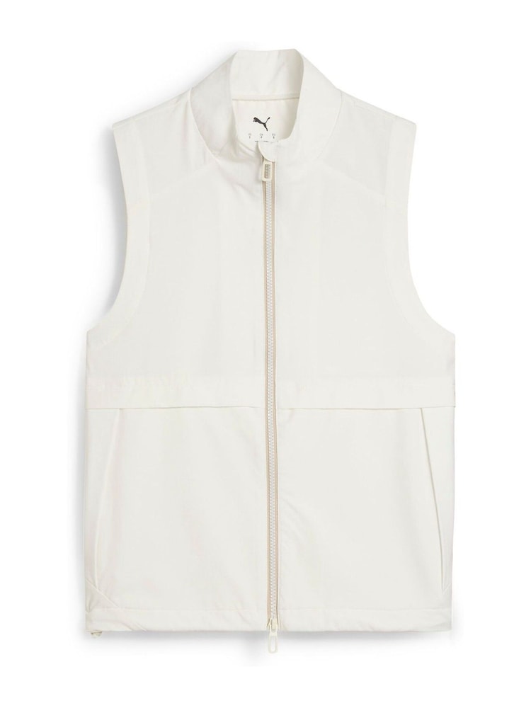 Puma White Womens CLOUDSPUN Ripguard Vest Windbreaker - Image 1 of 2