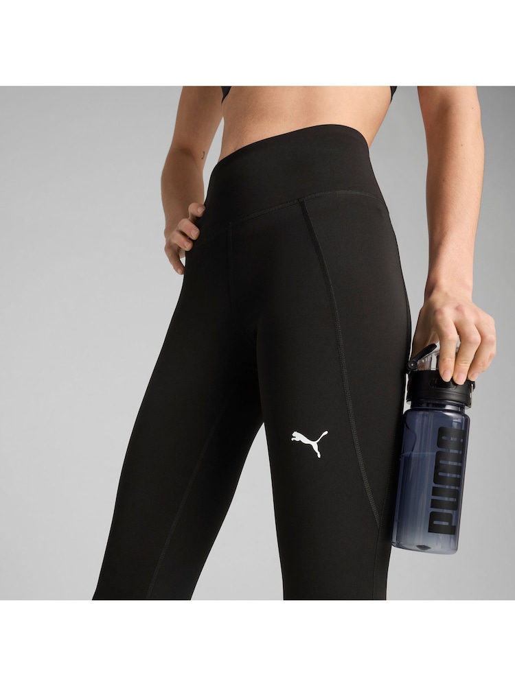 Puma Black Womens Tad Essentials Tights Sports Leggings - Image 2 of 5 Puma Black Womens Tad Essentials Tights Sports Leggings - Image 2 of 5
