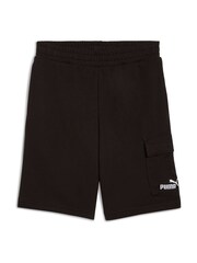 Puma Black Mens Essentials No. 1 Logo Cargo 10" Shorts - Image 4 of 5