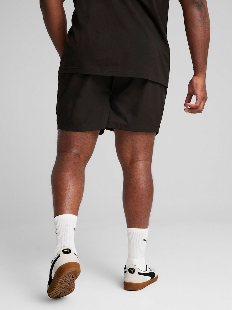 Puma Black Mens Essentials Woven 5 Shorts - Image 2 of 5 Puma Black Mens Essentials Woven 5 Shorts - Image 2 of 5