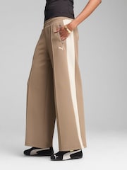 Puma Brown Womens T7 Low Rise Track Pants - Image 1 of 4