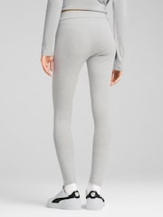 Puma Grey Womens Essentials Small No. 1 Logo Leggings - Image 2 of 3